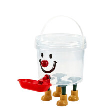 Large Capacity Cats Drinking Box Water Bucket-3L yellow feet