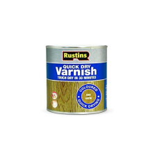 Rustins Quick Dry Varnish Oak 1L