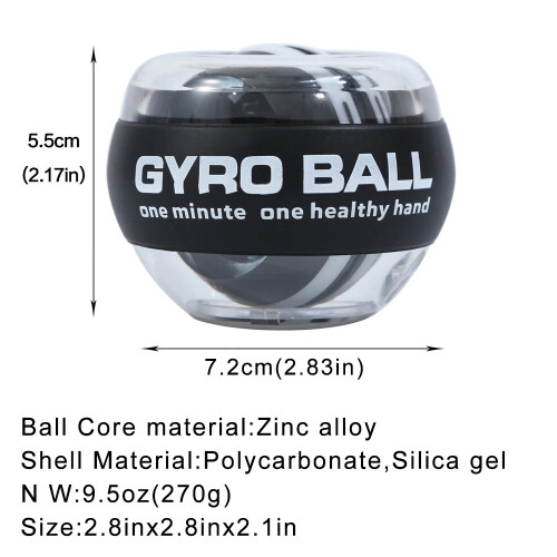 Wrist Gyro Ball Power Trainer Forearm Strength 2