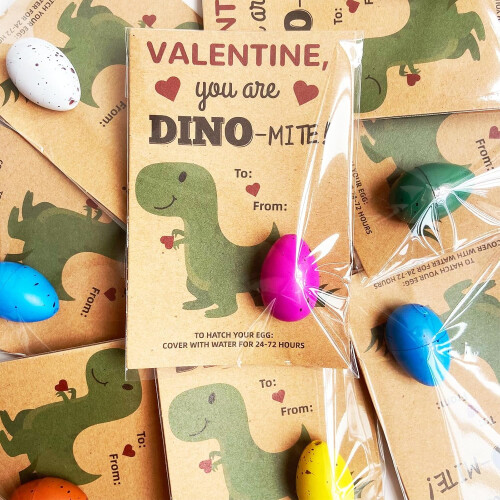 Dinosaurier-Eier-Valentinskarten (6er/12er/24er-Packung) 1