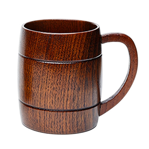 Tasse multi-usage en bois classique, capacité de 270ml, pour