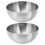 Conjunto de 2 tigelas para salada em aço inoxidável 4