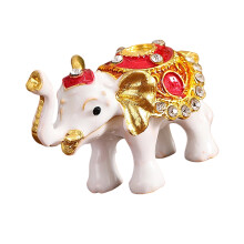 Petit récipient à bijoux sur le thème-rouge et blanc