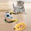 Auto Escaping Pet Toy With Chirping Noise Maker Durable-Gray 6