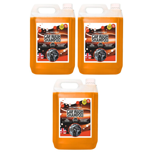 1 x 5L Cherry Scented Car Wash Shampoo 1