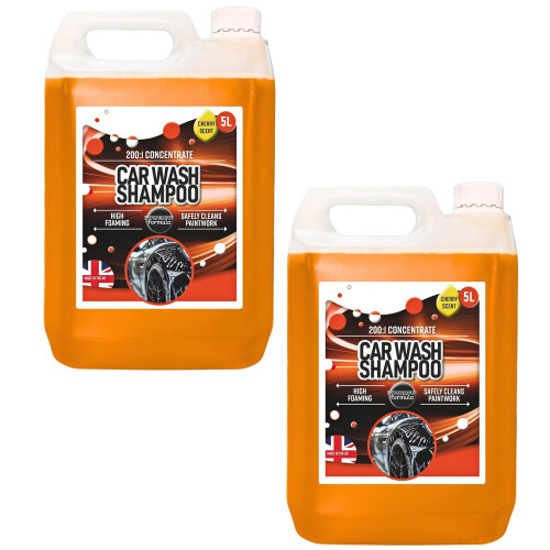 1 x 5L Cherry Scented Car Wash Shampoo 2