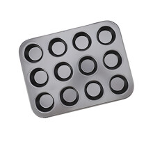 Durable 12 Hole Cake Pan Carbon Steel substance Ensures-1