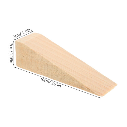 Türstopper aus Holz in Keilform – 10er-Pack 1
