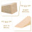 Türstopper aus Holz in Keilform – 10er-Pack 3