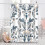 Abstract Damask Shower Curtain 180x180cm Polyester 2