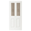 PREMDOR 4 Panel 2L Patterned Glass Internal Hollow Core Door 1