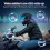 Helm Headset ABS Schwarz Motorradzubehör Mit Mikrofon 6