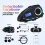 Kabelloses Helm Headset ABS Material Schwarz Komfort 4