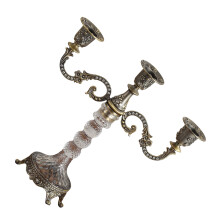 3/5-armige Kandelaber-Kerzenhalter, konische-Grün und Patina 3