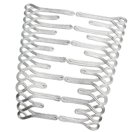 Decorative Gold Thread Edging Ideal For Handmade Bridals-Silver