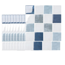 10PCS Peels And Stick Wall Tile Waterproof Scratch-YJC0389