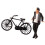 Figurine de vélo gentleman réaliste, modèle 1:64, figurines-B 1