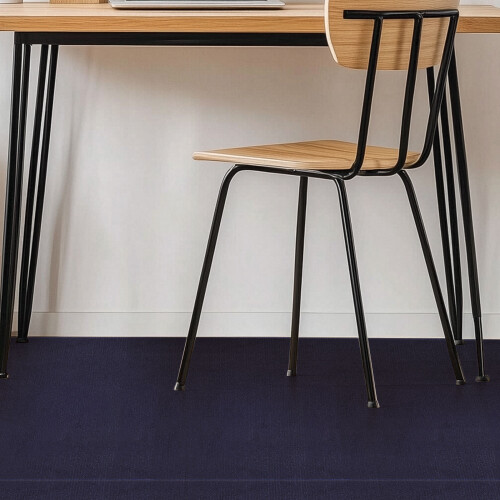 20Stk Dunkelblaue Selbstklebende Teppichfliesen Polyester 1
