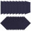 20Stk Dunkelblaue Selbstklebende Teppichfliesen Polyester 7