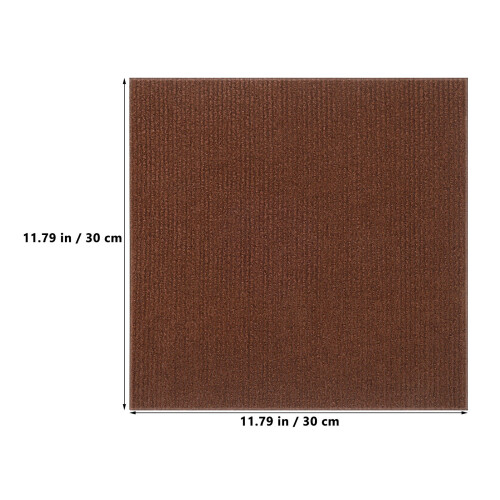 100Stk Braune Klebeteppiche Polyester Ideal Für DIY 1