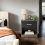 VASAGLE (Chestnut Brown, Ink Black) Bedside Table, Side Table with Drawer, Handle, Open Compartment, Classic 2