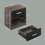 VASAGLE (Chestnut Brown, Ink Black) Bedside Table, Side Table with Drawer, Handle, Open Compartment, Classic 5