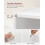 VASAGLE (Cloud White) Bookshelf, 5-Tier Bookcase, Storage Shelving Unit, Display Shelf with Open Compartments 1