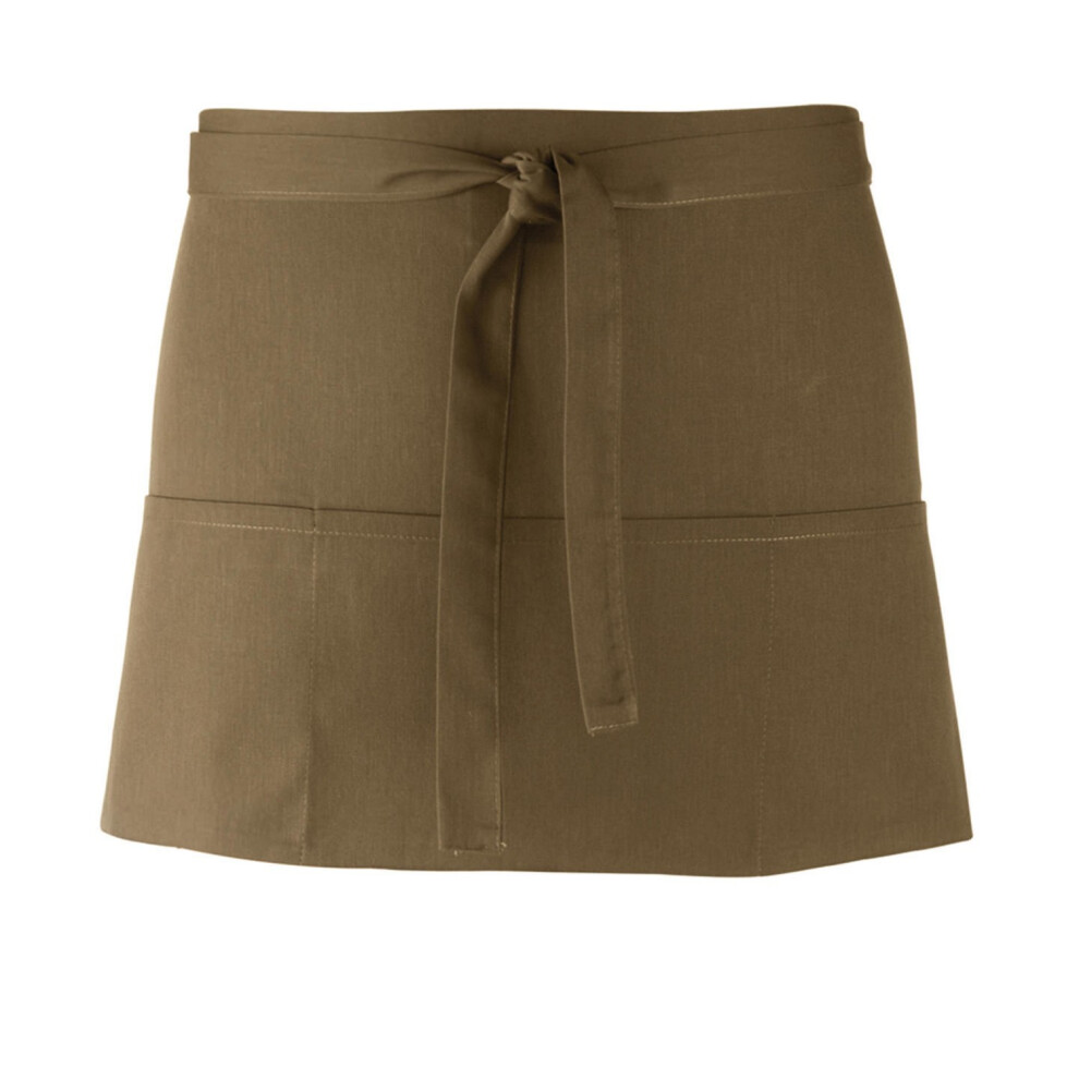 Premier (One Size, Sage) Colours 3 Pocket Short Apron