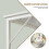 VASAGLE (Maple White, Cloud White) Computer Desk, Home Office Desk, for Work Study, for Bedroom Dorm Small Spaces 3