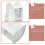1Set Multifunctional White Wood Rotating Bookcase Toddler Storage Rack 5