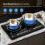 Black Portable Induction Stove Double Hotplate Efficient Heating 5
