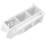 1Set Multifunctional White Wood Rotating Bookcase Toddler Storage Rack 7