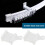 8Pcs Universal Plastic Curtain Rod Stoppers Curtain Track 5