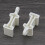 8Pcs Universal Plastic Curtain Rod Stoppers Curtain Track 6