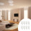 8Pcs Universal Plastic Curtain Rod Stoppers Curtain Track 7