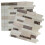 10Pcs PVC Marble Pattern Wall Stickers Waterproof Self Adhesive Tiles 5