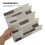 10Pcs PVC Marble Pattern Wall Stickers Waterproof Self Adhesive Tiles 7
