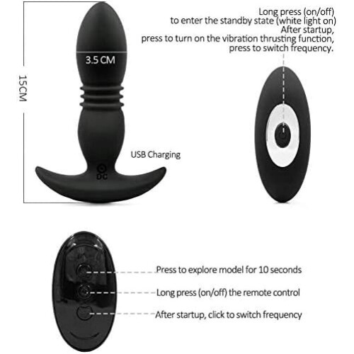 Vibrating Silicone Bead Trainer Set, Portable Ring Massager for Couples Wellness 1