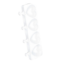 Moule à sucettes glacées en Silicone Flexible-en forme de coeur