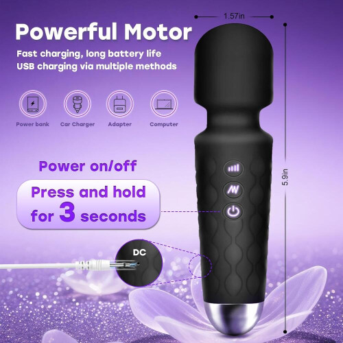 Portable Neck and Shoulder Massager, Multi Frequency Rechargeable Recovery Device 1