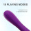 Waterproof Silicone Personal Massager, Multi Speed Vibration, Ergonomic Design 3