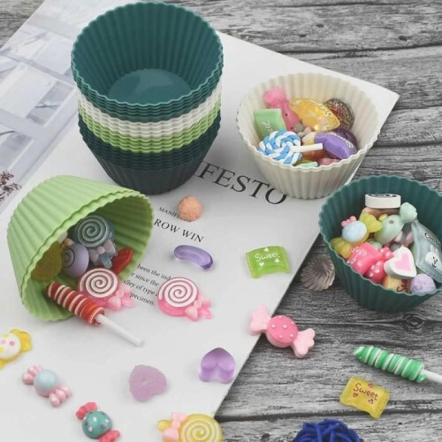 Silikone muffinform, 24-delte cupcakeforme, YYV silikone cupcakeform 2