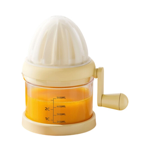 Easy To Operate Handheld Juice Maker Including Top-Light Yellow
