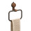 Minimalists Wood Towel Rack With Secure Suction Cups Easy-Black 1