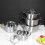 5 Sets Removable Cookware Stainless Steel Double Ear Soup Pot 8