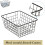 2-Pack White Wire Storage Baskets for Pantry & Freezer 3