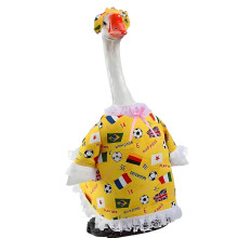 Game Day Ganzenkostuumset Leuke sportganzenkleding Hoed-Geel