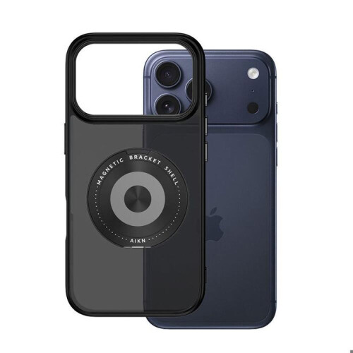 Θήκη BOOLING με βάση - για iPhone 17 Pro Max - Υβριδική με μαγνητικό δακτύλιο - 2