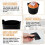 Σετ 10 φορμών σιλικόνης για muffins, 6,5 x 6,5 εκ., φορμών για cupcakes για φριτέ 3
