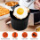 Σετ 10 φορμών σιλικόνης για muffins, 6,5 x 6,5 εκ., φορμών για cupcakes για φριτέ 4